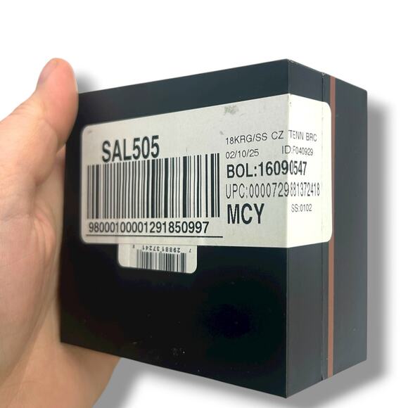 Giani Bernini Cubic Zirconia Tennis Bracelet 18k Rose Gold-Plate Sterling Silver - Picture 10 of 11